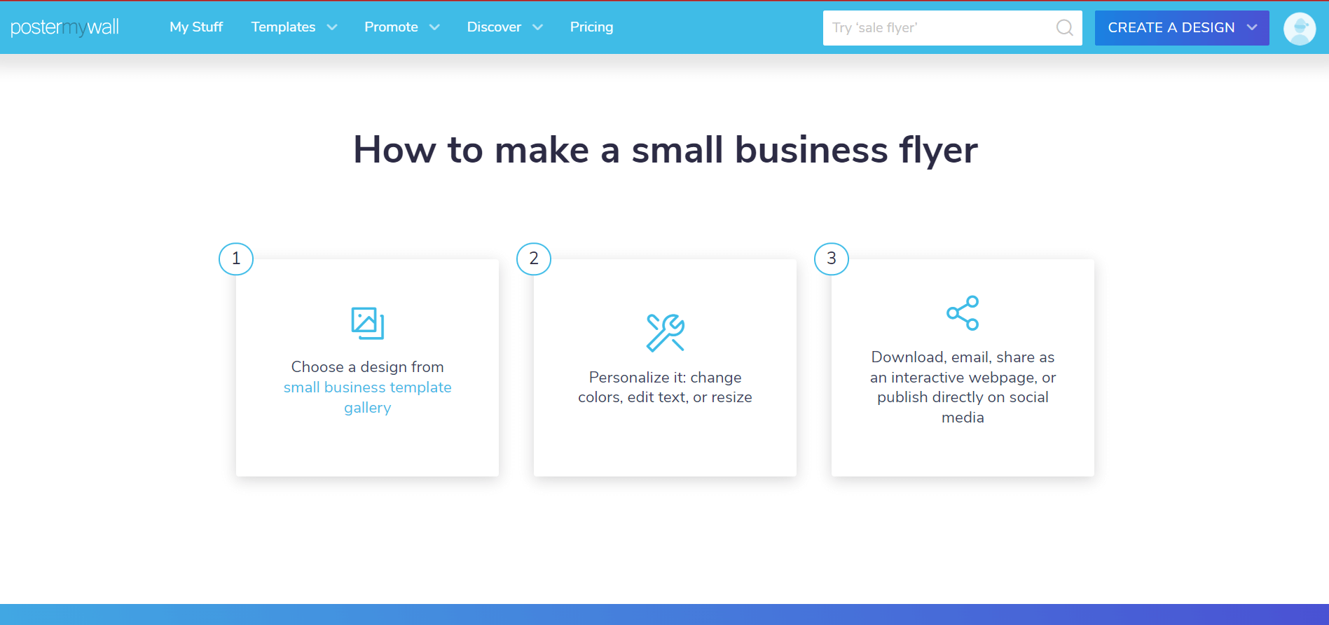 use of postermywall software